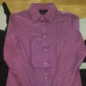 Polo Ralph Lauren Knit Dress Shirt Size Large